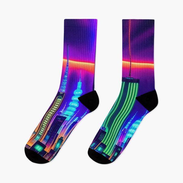 Item preview, Kaleidoscope City: Abstract Futuristic Skyline designed and sold by Esterlane.