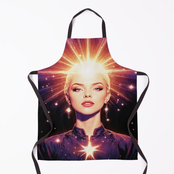 Item preview, Dolled Up Radiant Soul — Celestial Pop Art Portrait of a Strong Woman designed and sold by  Ojo de Lilith.
