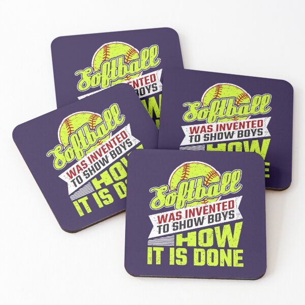 Item preview, Softball Was Invented to Show Boys How It's Done designed and sold by jaygo.