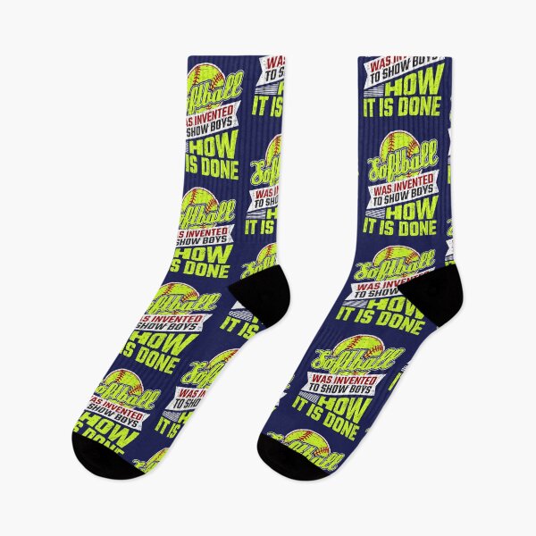 Item preview, Softball Was Invented to Show Boys How It's Done designed and sold by jaygo.