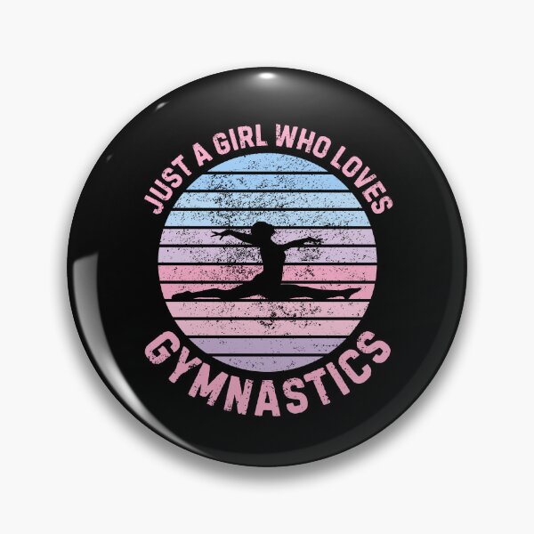 Item preview, Just A Girl Who Loves Gymnastics Pink Gymnast designed and sold by StrideSuccess.