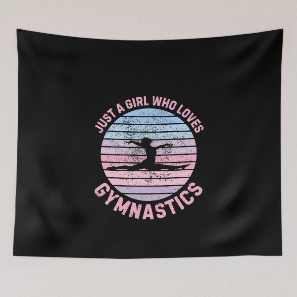 Item preview, Just A Girl Who Loves Gymnastics Pink Gymnast designed and sold by StrideSuccess.