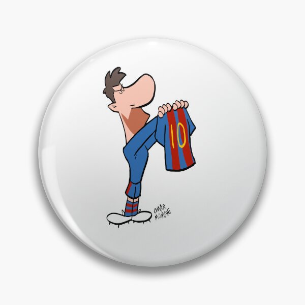 Item preview, El Clásico Silence – Cartoon Messi designed and sold by Omar Momani.