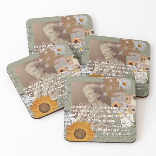 Item preview, Eva Gore-Booth Urania Quote Sticker designed and sold by feardeargcrafts.
