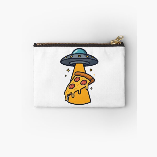 Item preview, Pizza UFO - Cosmic Food Abduction Art designed and sold by OnPointOutfits.