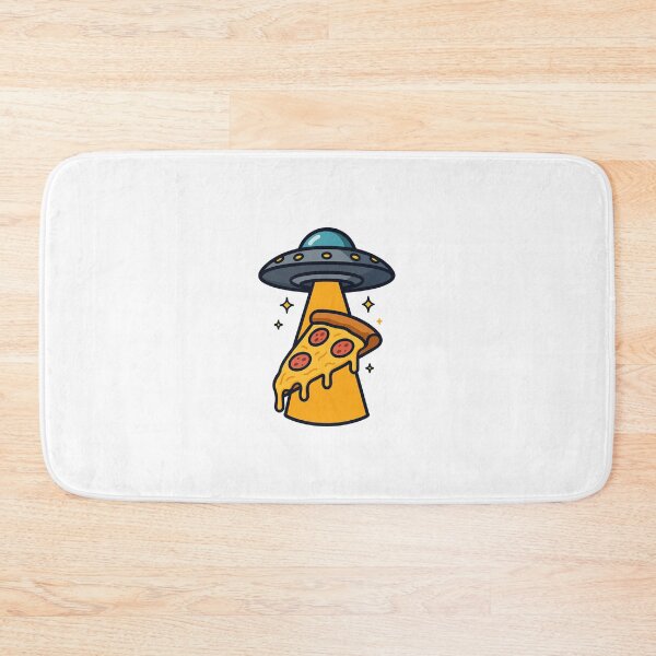 Item preview, Pizza UFO - Cosmic Food Abduction Art designed and sold by OnPointOutfits.