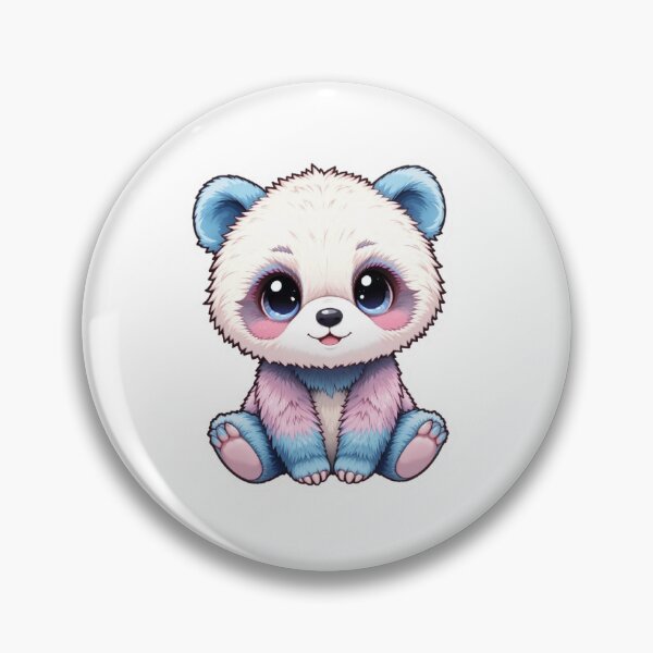 Item preview, Adorable Blue Panda Sticker: Cutest Addition to Your Collection! designed and sold by Kiddi Art.