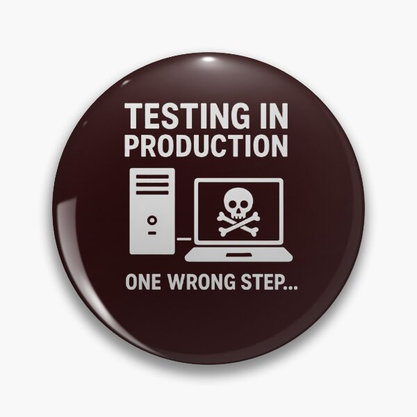 Item preview, Testing In Prod Funny Developer Quote designed and sold by Lunari Prints.