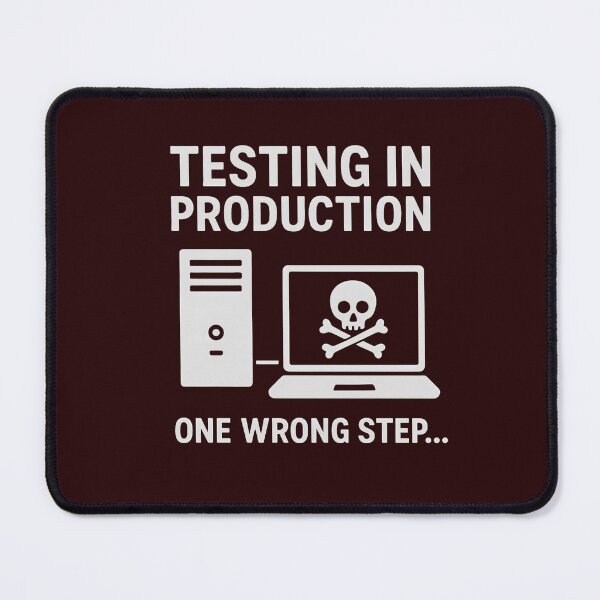 Item preview, Testing In Prod Funny Developer Quote designed and sold by Lunari Prints.