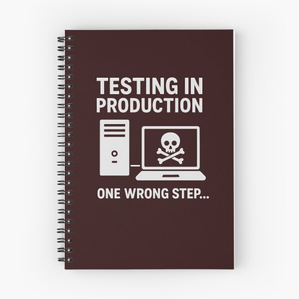 Item preview, Testing In Prod Funny Developer Quote designed and sold by Lunari Prints.