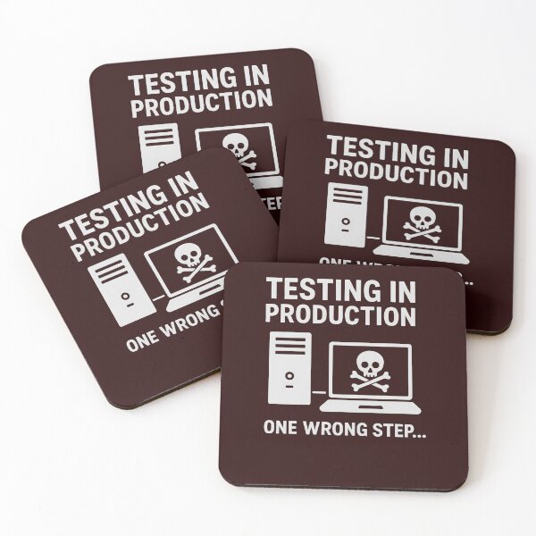 Item preview, Testing In Prod Funny Developer Quote designed and sold by Lunari Prints.