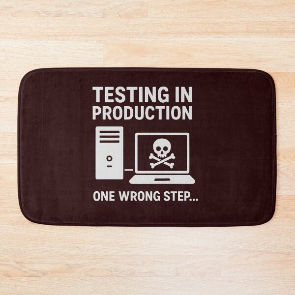 Item preview, Testing In Prod Funny Developer Quote designed and sold by Lunari Prints.