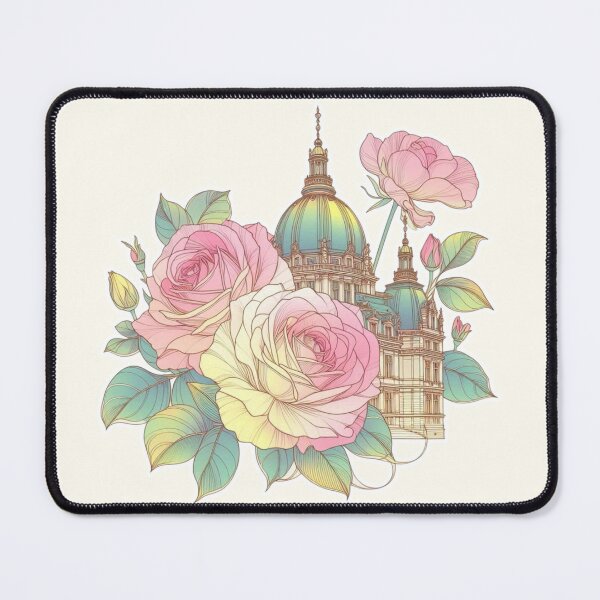Item preview, Minimalist French Castle - Modern Chateaucore Aesthetic Wall Art designed and sold by Sugar Wisdom .