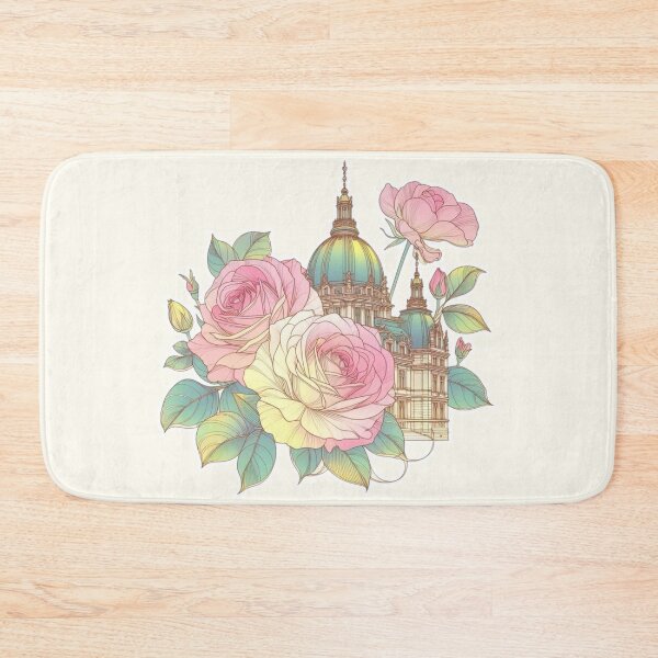 Item preview, Minimalist French Castle - Modern Chateaucore Aesthetic Wall Art designed and sold by Sugar Wisdom .