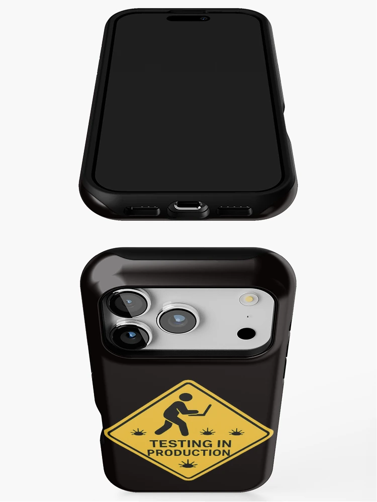 Thumbnail 3 of 4, iPhone Case, Test In Production Coding Developer Style designed and sold by Lunari Prints.