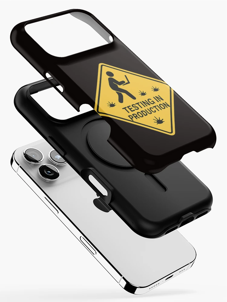 Thumbnail 2 of 4, iPhone Case, Test In Production Coding Developer Style designed and sold by Lunari Prints.
