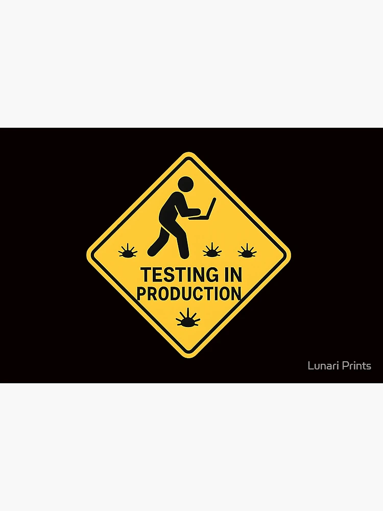 Thumbnail 6 of 6, Bath Mat, Test In Production Coding Developer Style designed and sold by Lunari Prints.
