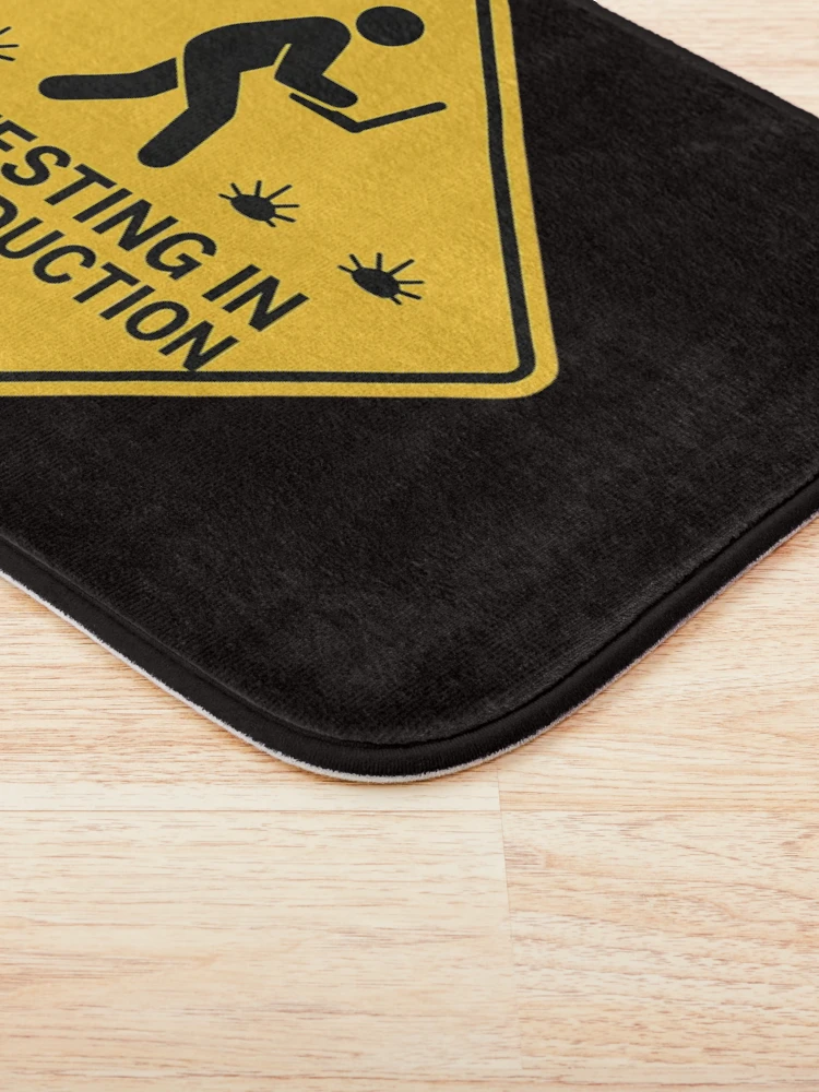 Thumbnail 3 of 6, Bath Mat, Test In Production Coding Developer Style designed and sold by Lunari Prints.