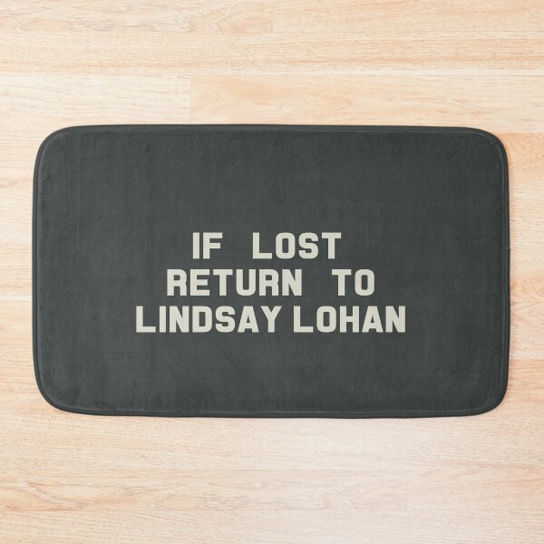 Item preview, If Lost Return to Lindsay Lohan Tee designed and sold by deluluhaze.