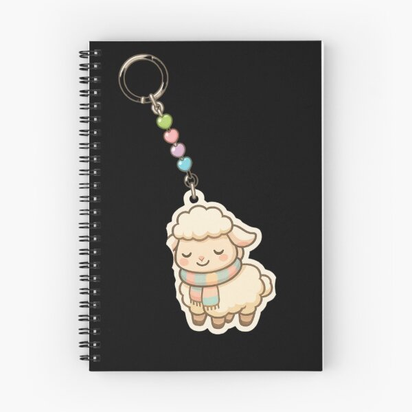 Item preview, Kawaii keychain Cute sheep designed and sold by DamioPolArt.