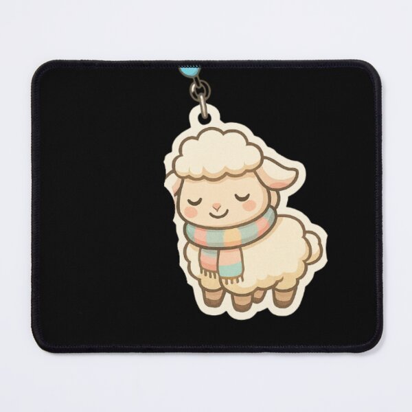 Item preview, Kawaii keychain Cute sheep designed and sold by DamioPolArt.