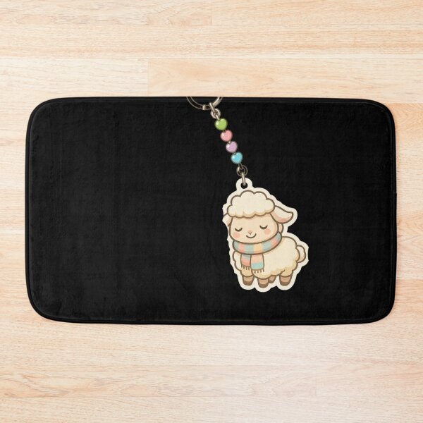 Item preview, Kawaii keychain Cute sheep designed and sold by DamioPolArt.