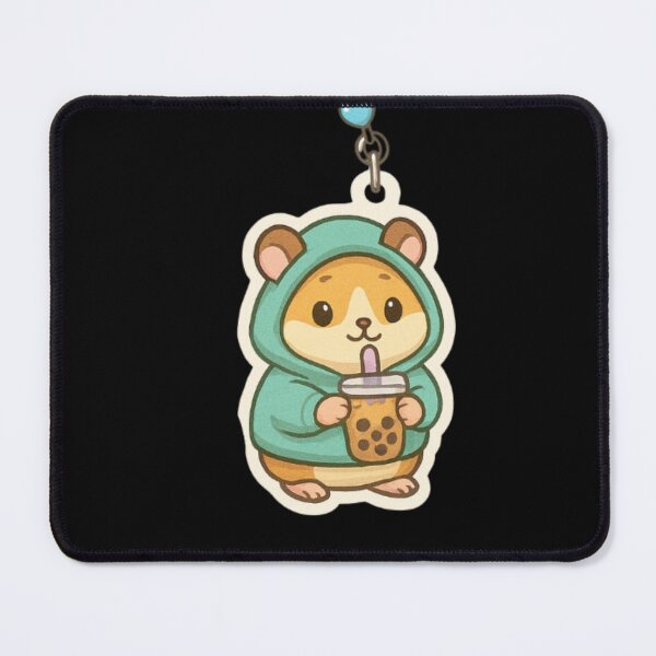 Item preview, Kawaii keychain Cute hamster designed and sold by DamioPolArt.