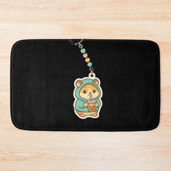 Item preview, Kawaii keychain Cute hamster designed and sold by DamioPolArt.