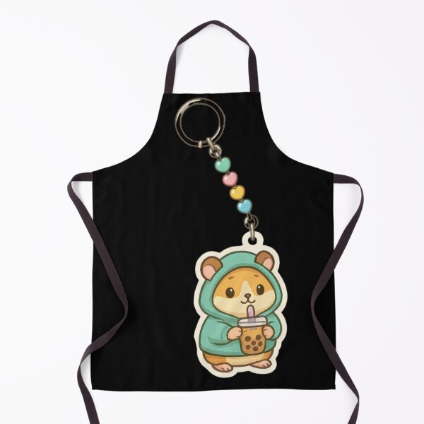 Item preview, Kawaii keychain Cute hamster designed and sold by DamioPolArt.