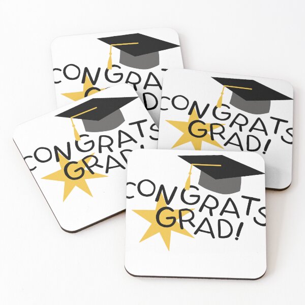 Item preview, Congrats grad! designed and sold by PeachCatDesigns.