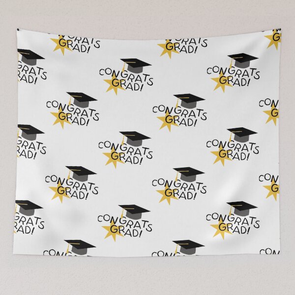 Item preview, Congrats grad! designed and sold by PeachCatDesigns.