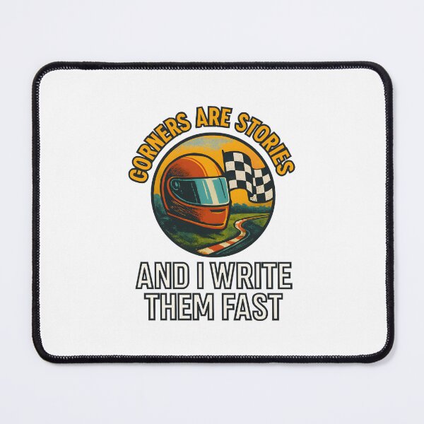 Item preview, Corners are Stories - And I Write Them Fast - Motorsport designed and sold by inkNext.