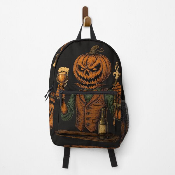 Item preview, Pumpkin Bartender Halloween Beer Horror designed and sold by Shoot-The-Moon.