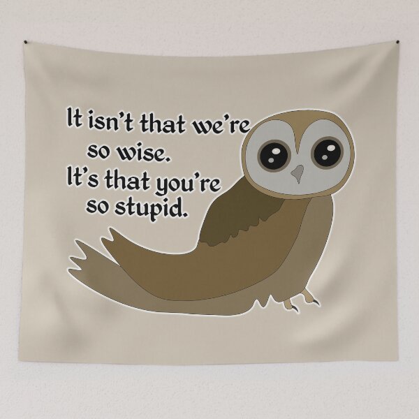 Item preview, A Wise Old Owl designed and sold by WandaRichards.
