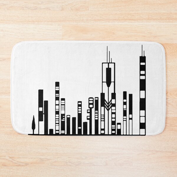 Item preview, Copie de Paysage Urbain 9 (simple, noir et blanc, minimaliste) designed and sold by EBFCDesigns.