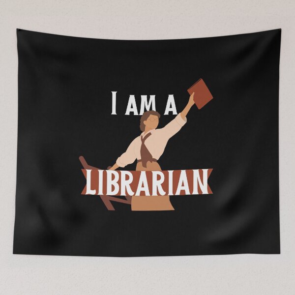 Item preview, Vintage Style Librarian Design designed and sold by Zoristix.