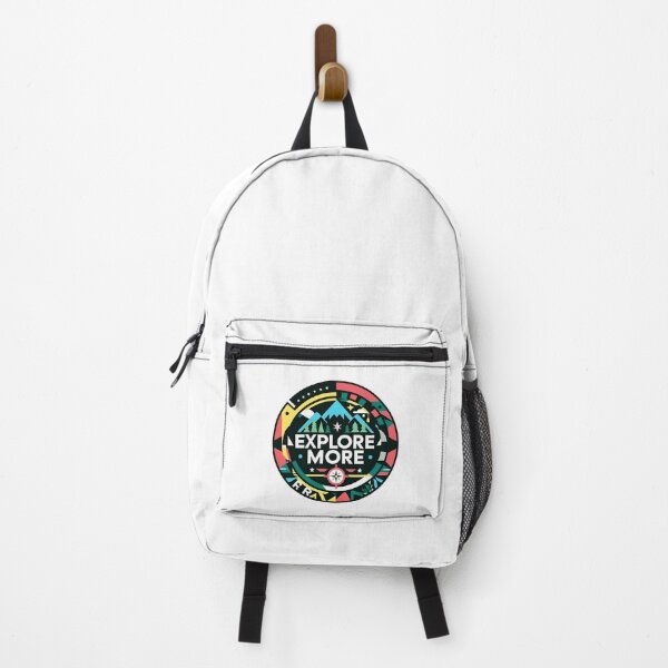 Item preview, Explore More Adventure Graphic – Colorful Outdoor Travel Badge Design for Apparel & Stickers designed and sold by PICTOBUDDY73.