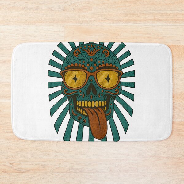 Item preview, Psychedelic Skull Tongue Out Art designed and sold by Shoot-The-Moon.