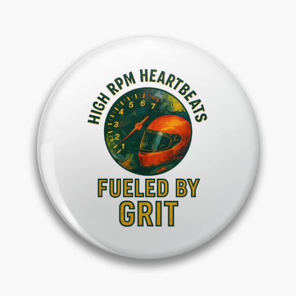Item preview, High RPM Heartbeats - Fueled by Grit - Motorsport designed and sold by inkNext.