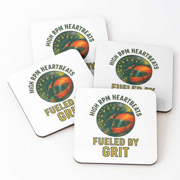 Item preview, High RPM Heartbeats - Fueled by Grit - Motorsport designed and sold by inkNext.
