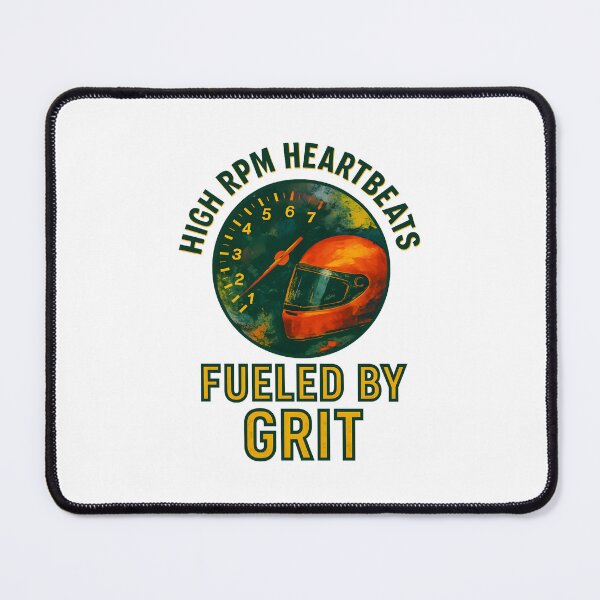 Item preview, High RPM Heartbeats - Fueled by Grit - Motorsport designed and sold by inkNext.