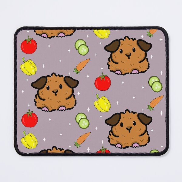 Item preview, Cute guinea pig and veg pattern designed and sold by Bugbotherer30.