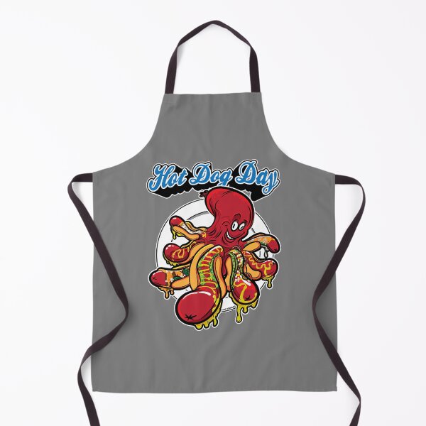 Item preview, Hot Dog Octopus Cartoon – National Hot Dog Day Funny Food Art designed and sold by eShirtLabs.