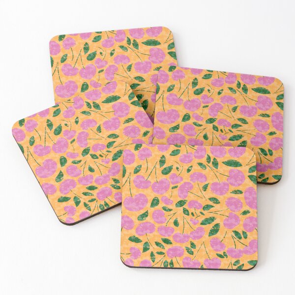Item preview, ? Add a pop of playful charm to your next project with this Pink Cherries Seamless Pattern! Featuring adorable pink cherries with green leaves designed and sold by Riley Ray Designs .