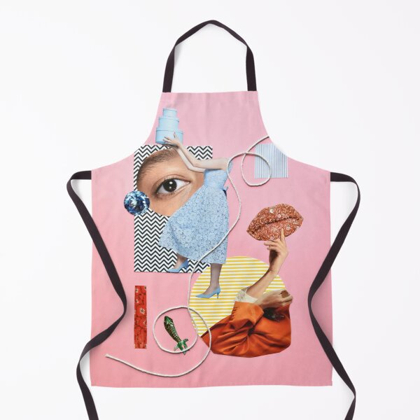 Item preview, "Fragmented Femininity" Pink Collage Handmade No AI designed and sold by AgAndOl.