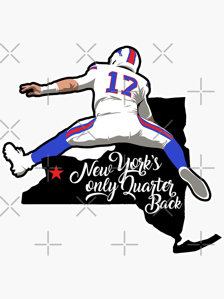 Josh Allen New York's Only Quarterback Buffalo Sticker