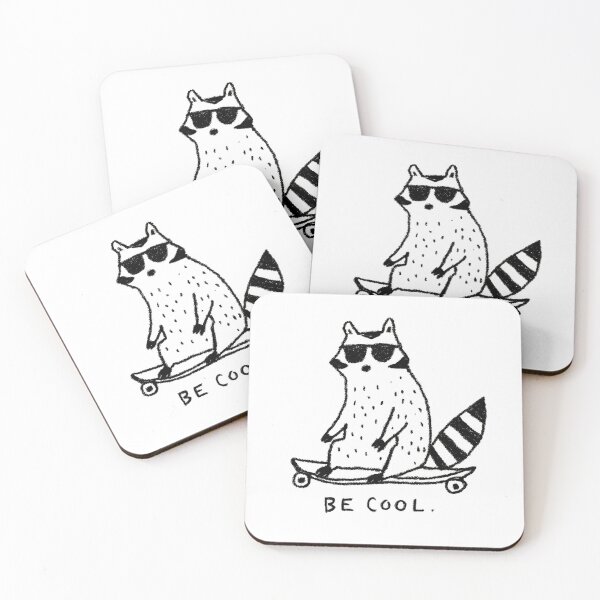 Item preview, Be Cool Raccoon designed and sold by toastedpixels.
