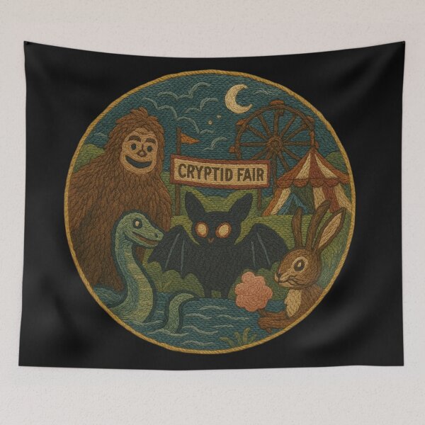 Item preview, Cryptid Fair Artwork designed and sold by Planetporridge.