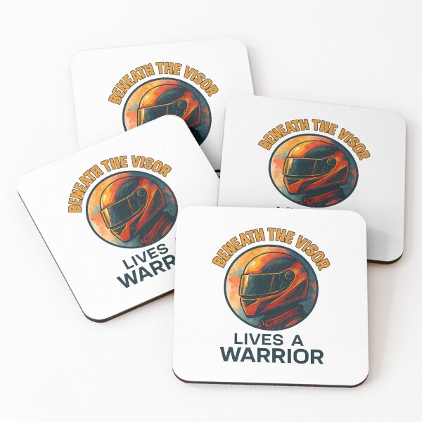 Item preview, Beneath the Visor - Lives a Warrior - Motorsport designed and sold by inkNext.
