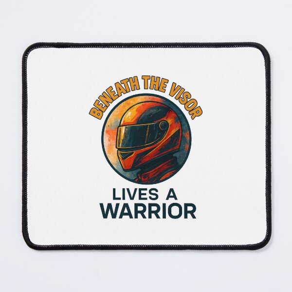 Item preview, Beneath the Visor - Lives a Warrior - Motorsport designed and sold by inkNext.